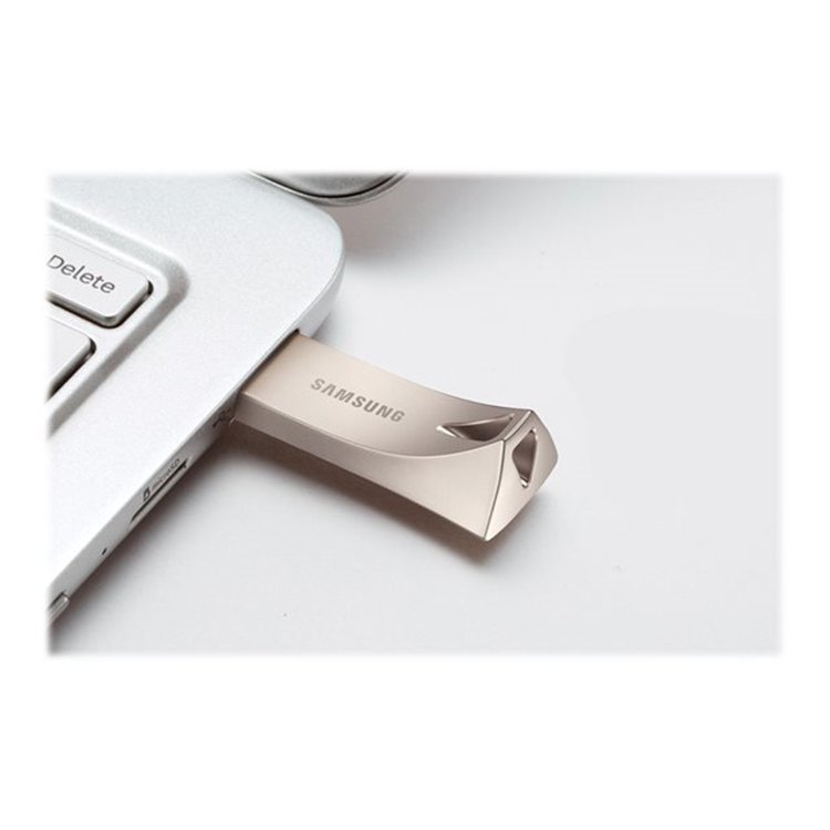 128GB BAR PLUS USB - CHAMPAGNE SILVER