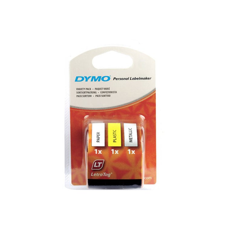 LETRATAG TAPE STARTKIT 3-PACK