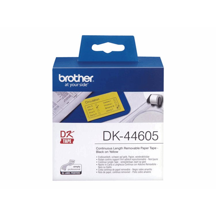 Label roll/yellow62mmx30.36m f QL-series