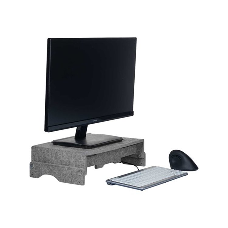 Q-riser 110 Circular Monitor Stand grey