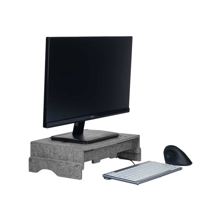 Q-riser 110 Circular Monitor Stand grey