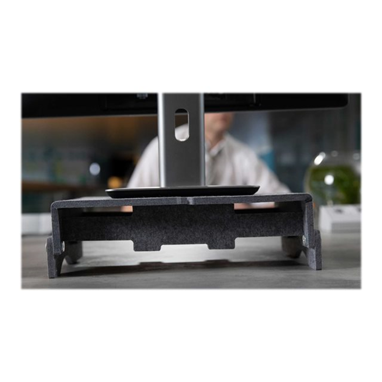 Q-riser 110 Circular Monitor Stand grey