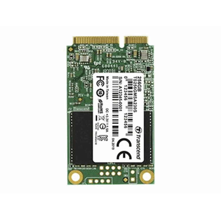 256GB mSATA SSD SATA3 3D TLC