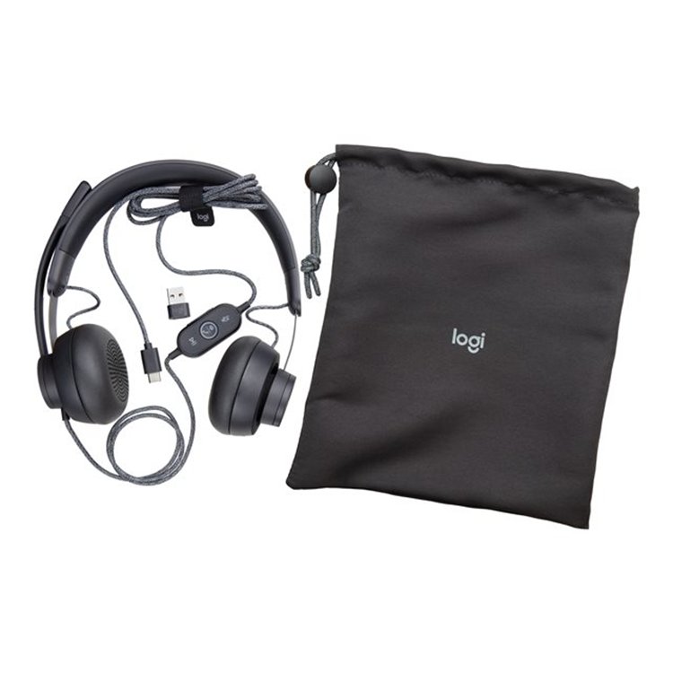 Logitech Zone Wired GRAPHITE EMEA Logitech Zone Wired GRAPHITE EMEA