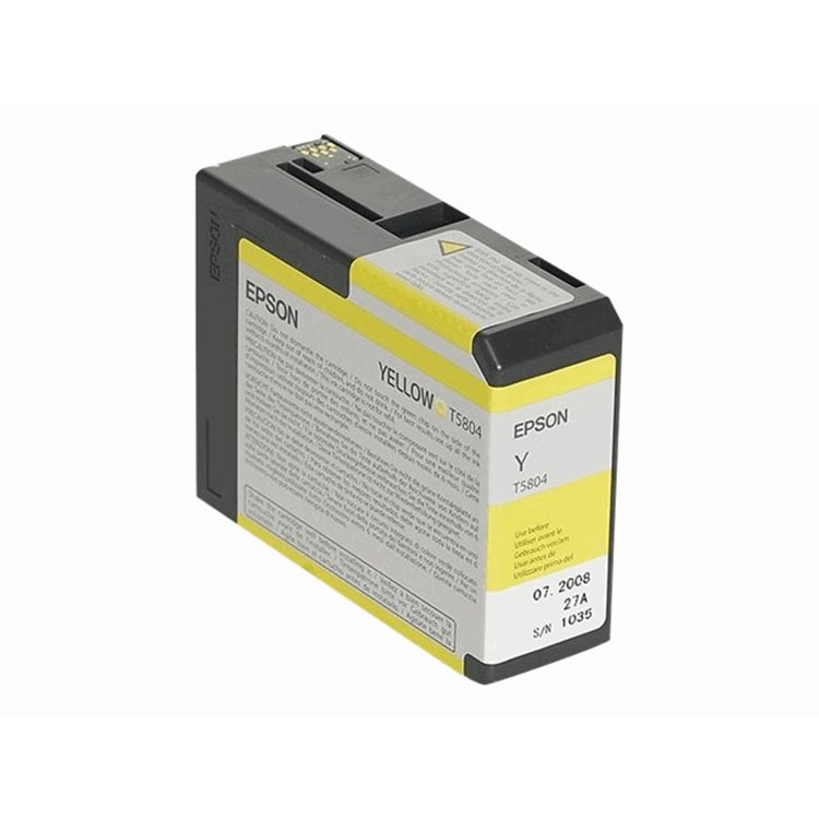 INK CARTRIDGE T580400 YELLOW 80ML INK CARTRIDGE T580400 YELLOW 80ML