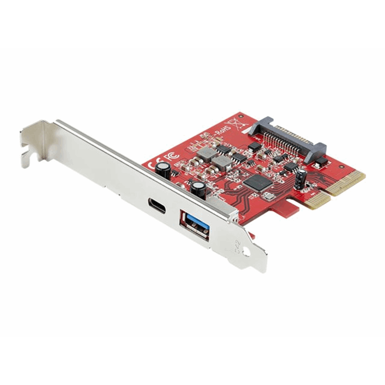 2Port USB-A USB-C USB 3.1 PCI Express Ad