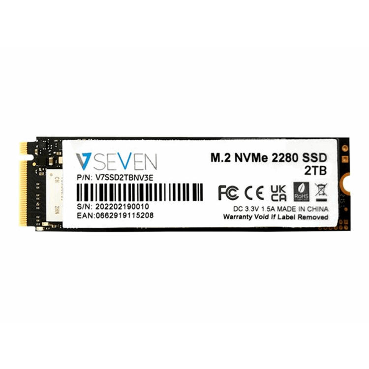 2TB V7 NVME Gen3x4 M.2 NVME 3D TLC SSD