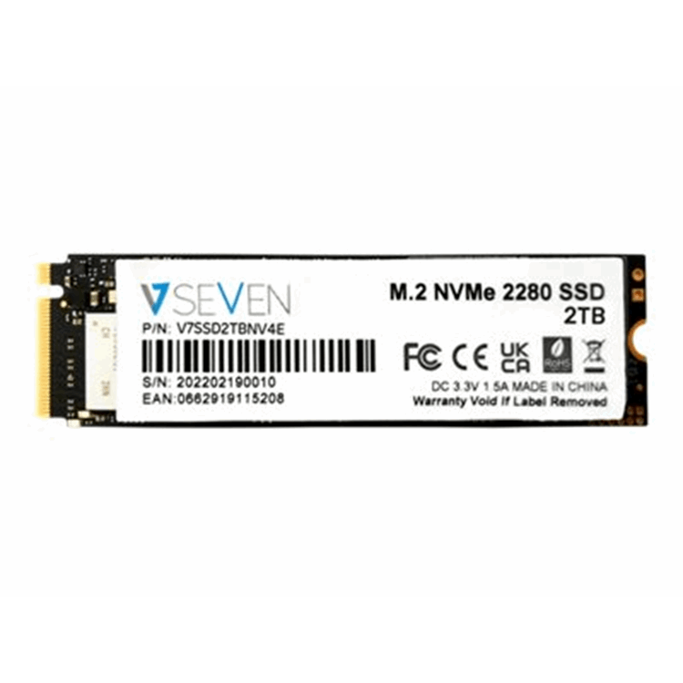 2TB V7 NVME Gen4x4 M.2 NVME 3D TLC SSD