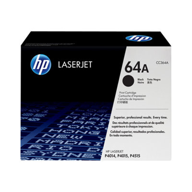 HP LASERJET CC364A BLACK PRINT CARTRIDGE (TBV LJ P4000 & P4500 SERIE)
