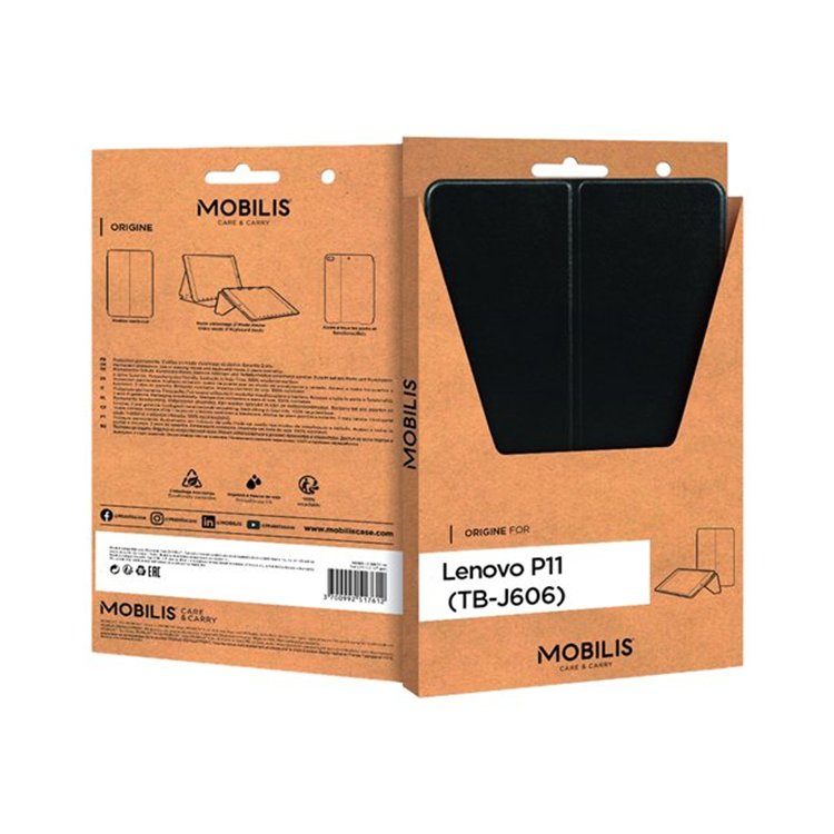 Origine Case for Lenovo Tab P11 (TB-J606) / P11 5G (TB-J607) / P11 plus (TB-J616) - Black