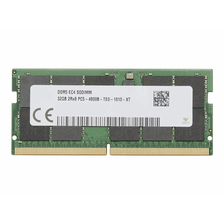 32GB (1x32GB) DDR5 4800 SODIMM ECC Mem
