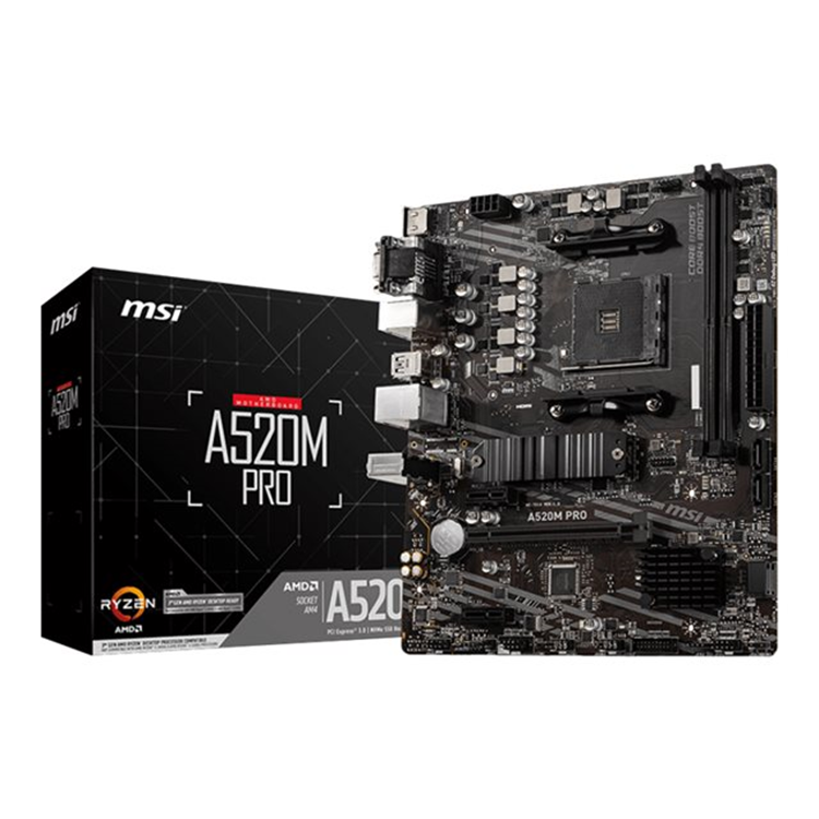 MSI A520M PRO AM4 M-ATX MB