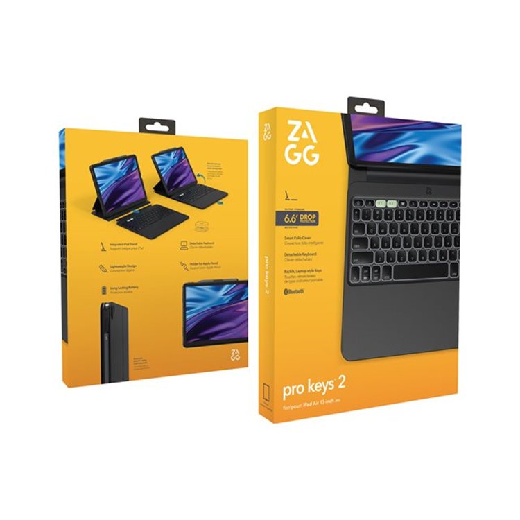 ZAGG KB ProKey 2 iPad Air 13 M2 Bl UK ZAGG KB ProKey 2 iPad Air 13 M2 Bl UK