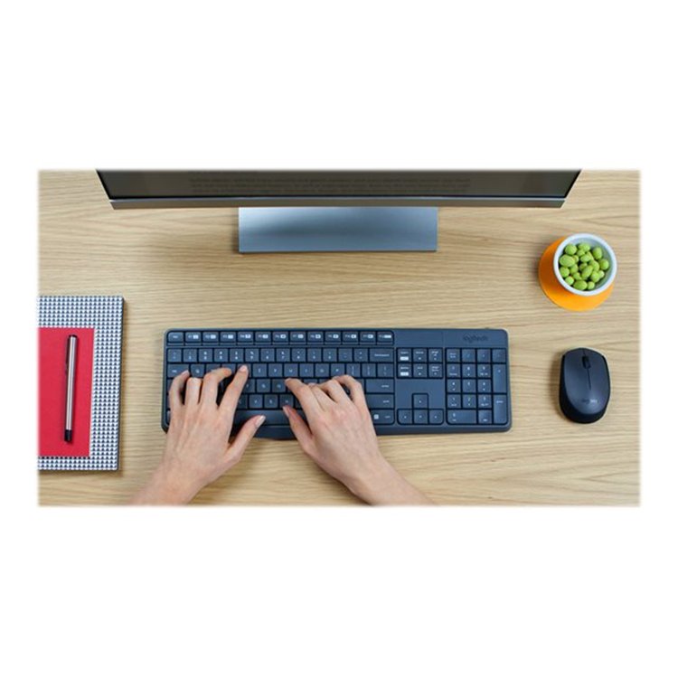 MK235 Wireless Keyboard and Mouse Combo-GREY-US INT''L-2.4GHZ-INTNL-(GREY KEYS GREY BTM) MK235 Wireless Keyboard and Mouse Combo-GREY-US INT''L-2.4GHZ-INTNL-(GREY KEYS GREY BTM)