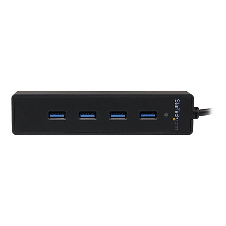 4 Port USB 3.0 Hub with Built-in Cable