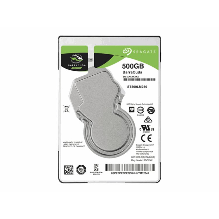 HDD BarraCuda 2.5" 500GB 7mm SATA 3 HDD BarraCuda 2.5" 500GB 7mm SATA 3