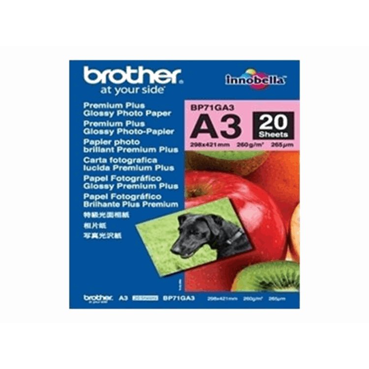 Bro BP71GA3 Glossy Photo Prem Paper A3