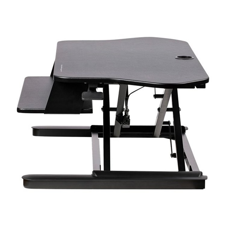 Corner Sit Stand Desk Converter 35x21in