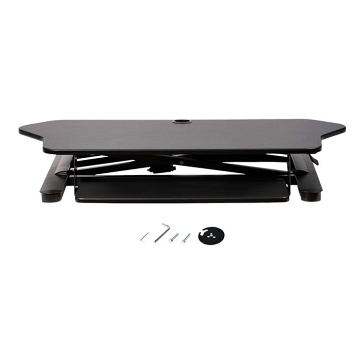 Corner Sit Stand Desk Converter 35x21in