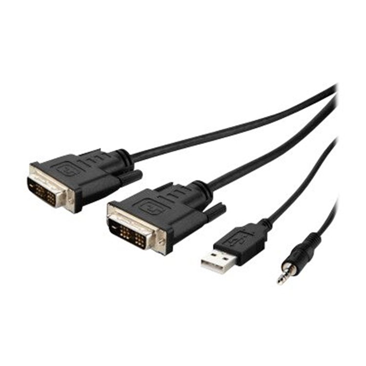 TAA Dual-Head DVI-D to HDMI High Retenti TAA Dual-Head DVI-D to HDMI High Retenti