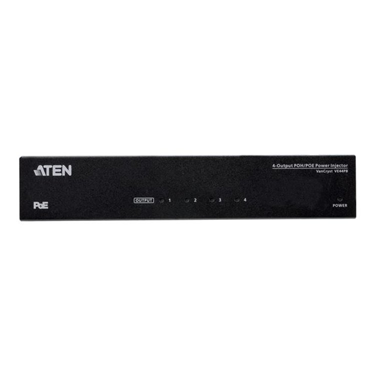 4-Port PoH / PoE Power Injector 4-Port PoH / PoE Power Injector