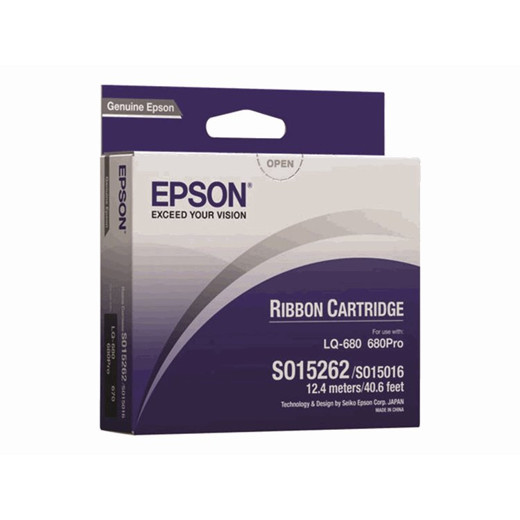 RIBBON EPSON S015262 LQ-670 BL