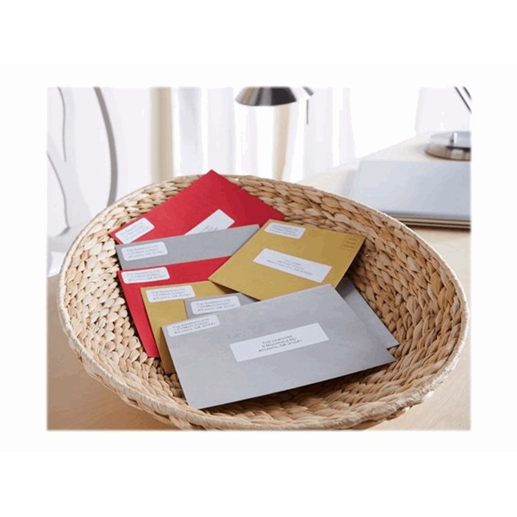 LW GROTE ADRESETIKET WIT 36*89MM (24X260) LW GROTE ADRESETIKET WIT 36*89MM (24X260)