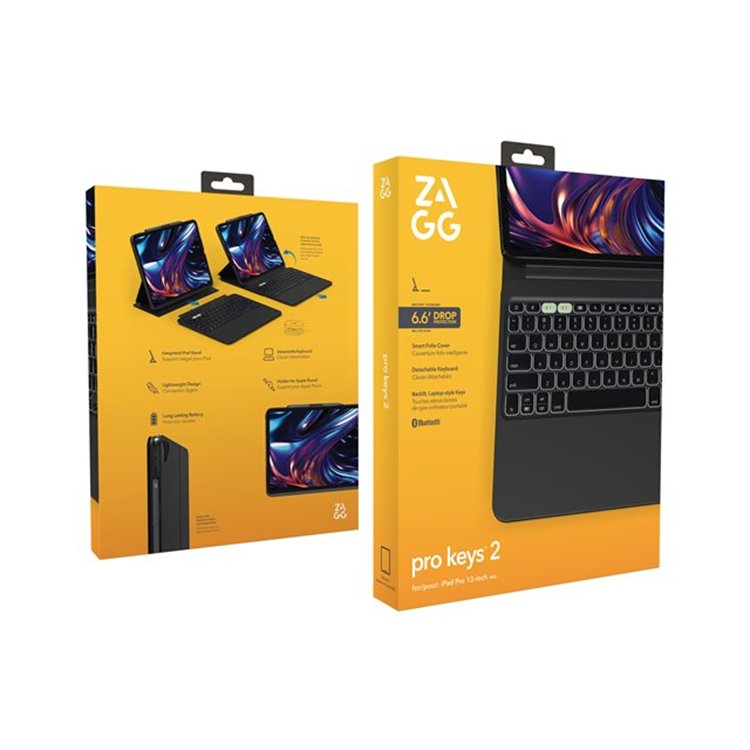 ZAGG KB ProKey 2 iPad Pro 13 M4 Bl Germa ZAGG KB ProKey 2 iPad Pro 13 M4 Bl Germa
