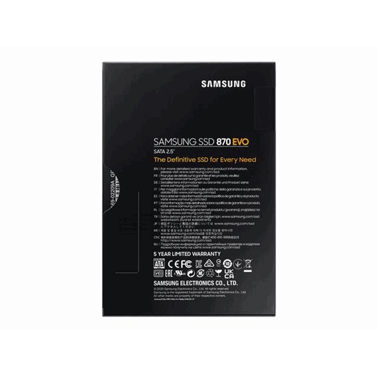 SAMSUNG SSD 870 EVO 4TB 2.5inch SATA SAMSUNG SSD 870 EVO 4TB 2.5inch SATA
