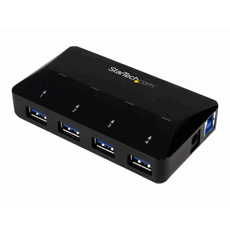 4-Port USB 3.0 Hub plus 2.4A Charge Port