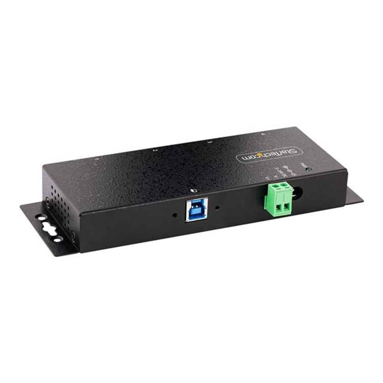 4-Port Industrial USB 3.0 Hub Metal