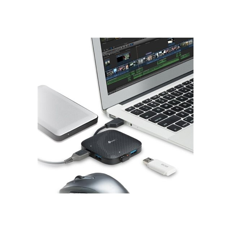 4 ports USB 3.0 portable no power adapter needed 4 ports USB 3.0 portable no power adapter needed
