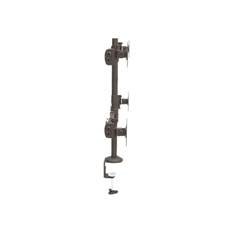 Desk Mount Quad Monitor Arm - Steel