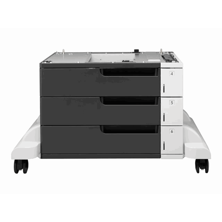 LaserJet 3x500-sheet Feeder and Stand