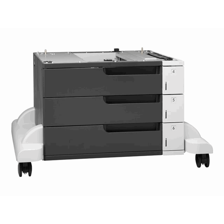 LaserJet 3x500-sheet Feeder and Stand