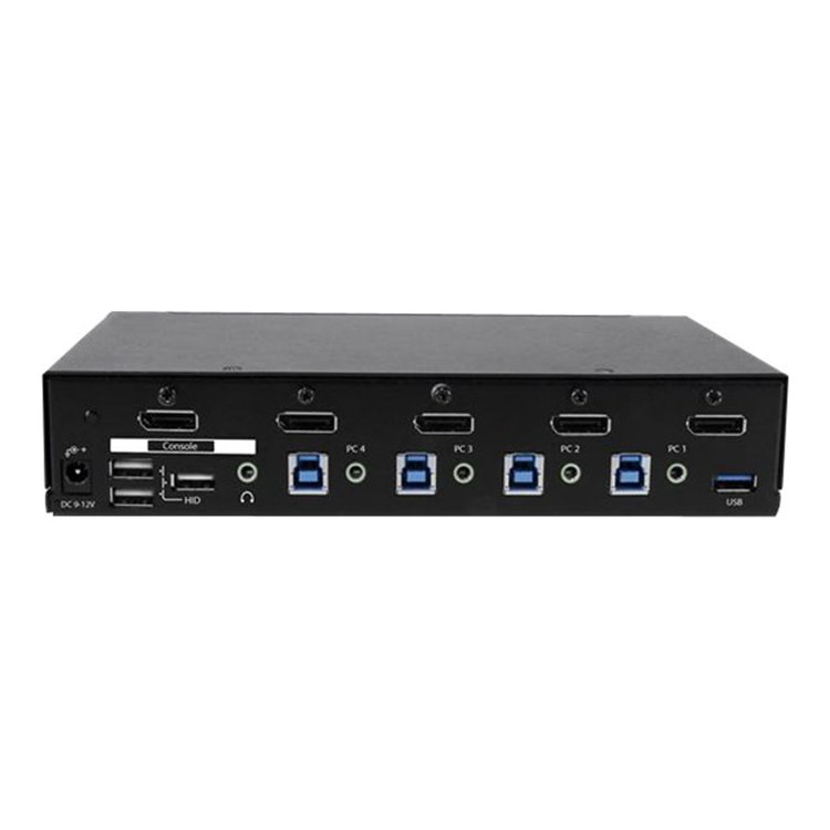 4-Port DisplayPort KVM - USB 3.0 - 4K