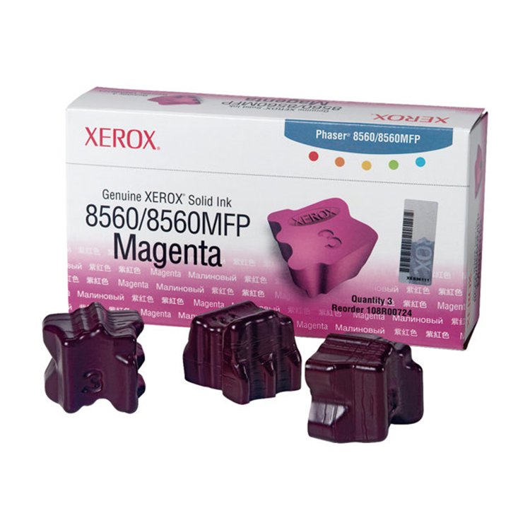 SOLID INK MAGENTA (3 STICKS) F/ PHASER 8