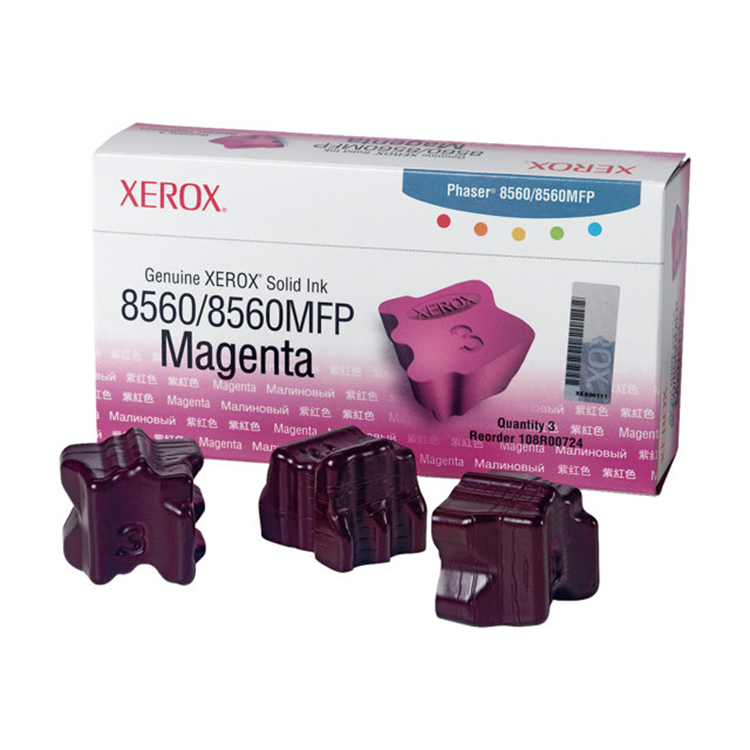 SOLID INK MAGENTA (3 STICKS) F/ PHASER 8