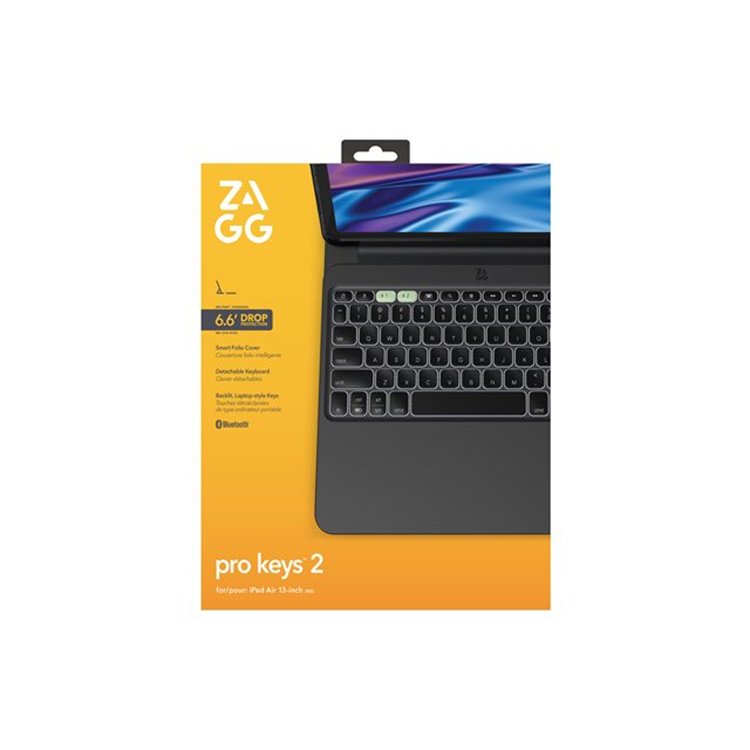 ZAGG KB ProKey 2 iPad Air 13 M2 Bl Germa ZAGG KB ProKey 2 iPad Air 13 M2 Bl Germa