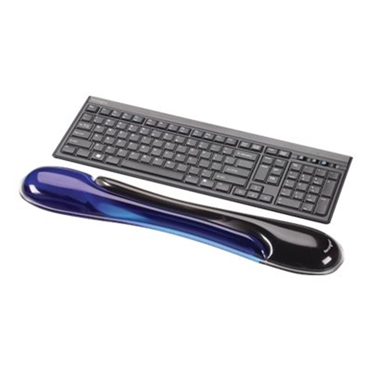 Duo Gel Keyboard Wrist Rest Wave - Blue/Smoke