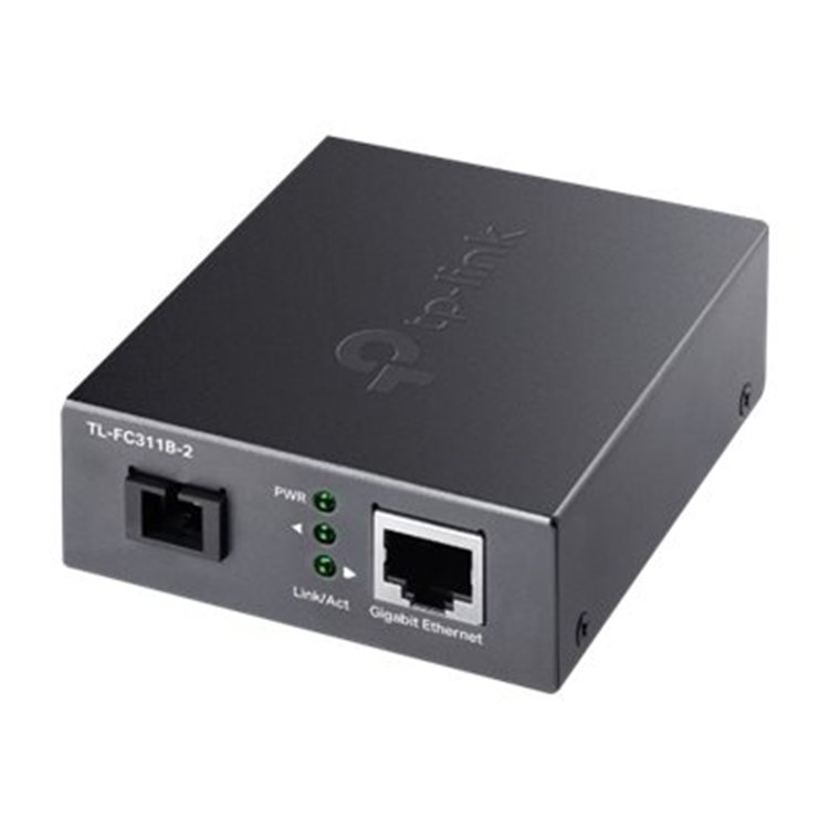 10/100/1000 Mbps RJ45 to 1000 Mbps Single-mode SC WDM Bi-Directional Fiber Converter
