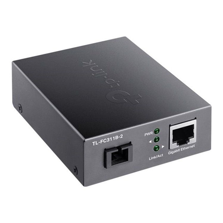 10/100/1000 Mbps RJ45 to 1000 Mbps Single-mode SC WDM Bi-Directional Fiber Converter