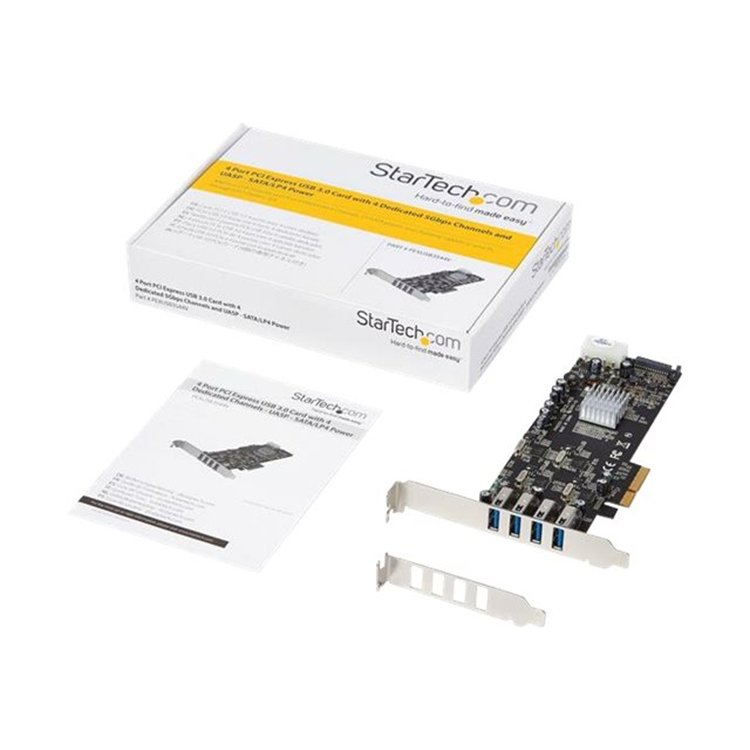 4 Port Quad Bus PCIe USB 3.0 Adapter Car