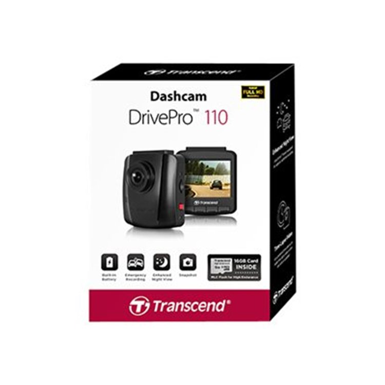 64GB Dashcam DrivePro 110 Suction Mount