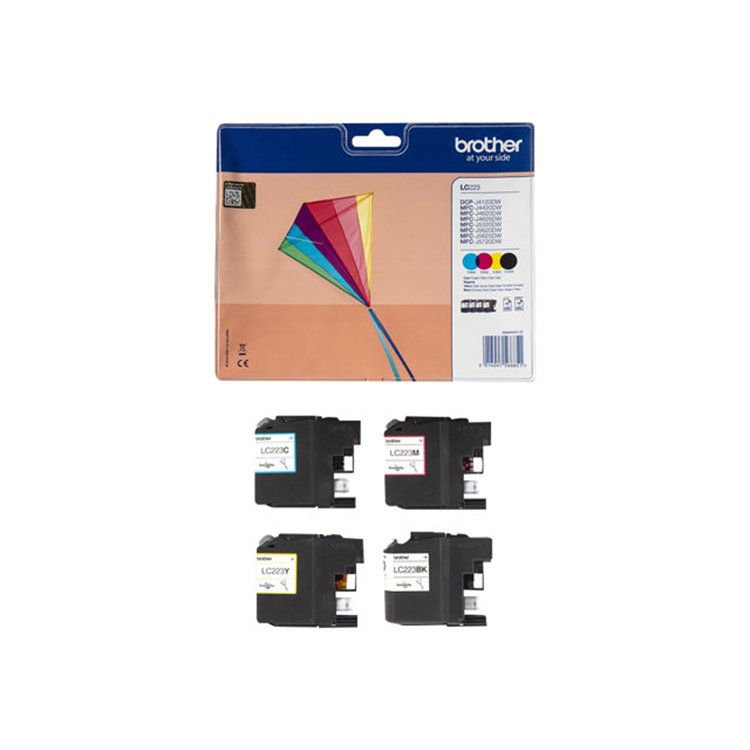 LC-223 Value Blister - Contains 1BK+1C+1M+1Y LC-223 Value Blister - Contains 1BK+1C+1M+1Y