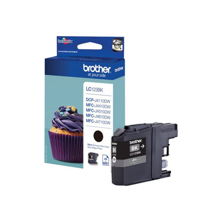Ink Cartridge LC-123BK Black 600 pages Ink Cartridge LC-123BK Black 600 pages