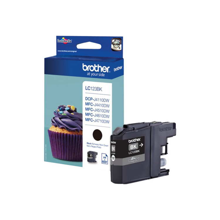 Ink Cartridge LC-123BK Black 600 pages