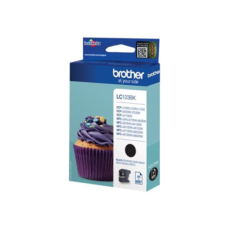 Ink Cartridge LC-123BK Black 600 pages Ink Cartridge LC-123BK Black 600 pages