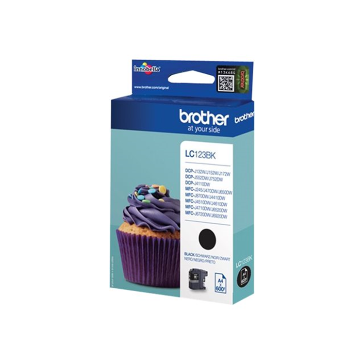 Ink Cartridge LC-123BK Black 600 pages