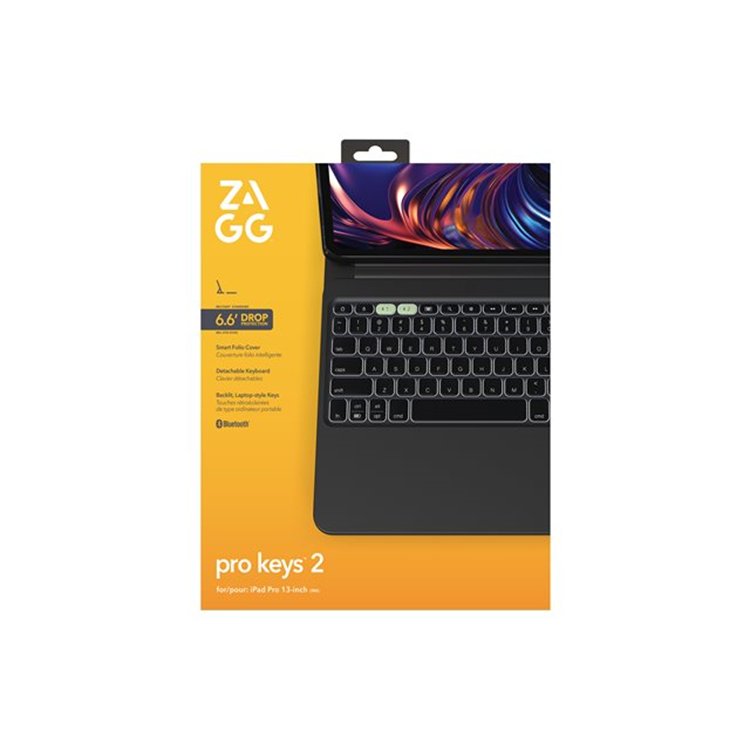 ZAGG KB ProKey 2 iPad Pro 13 M4 Bl Frenc ZAGG KB ProKey 2 iPad Pro 13 M4 Bl Frenc
